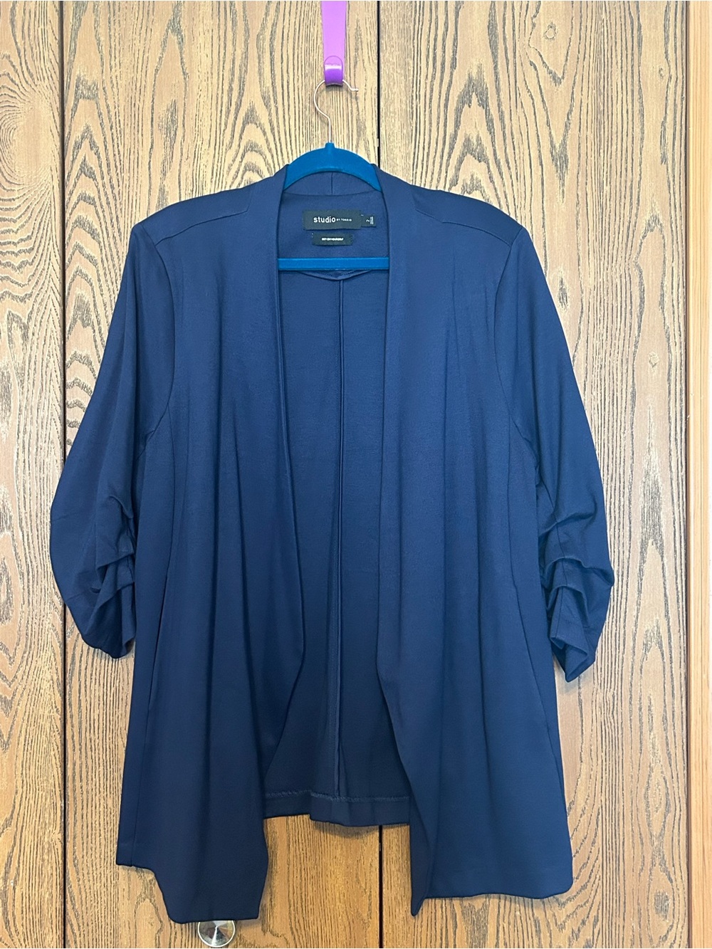 torrid Studio Navy Blazer with Teal Hanger Accent
